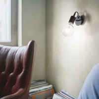 Светильник настенный Ideal Lux Edison AP1 Черный E27 148908