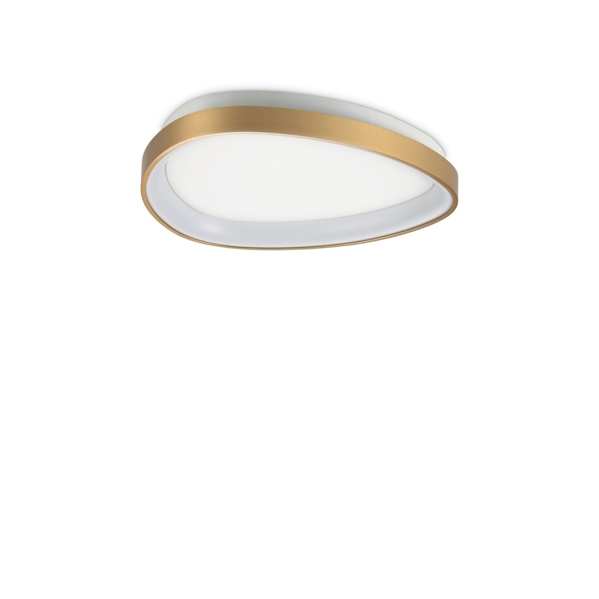 Люстра потолочная Ideal Lux Gemini PL D042 On-Off 2700K Латунь LED 341453