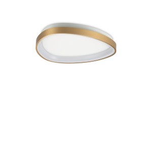 Люстра потолочная Ideal Lux Gemini PL D042 On-Off 2700K Латунь LED 341453