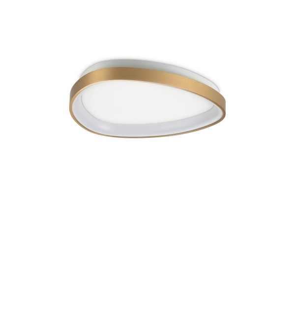 Люстра потолочная Ideal Lux Gemini PL D042 On-Off 2700K Латунь LED 341453