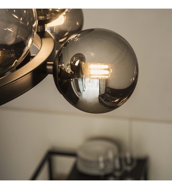 Люстра подвесная Ideal Lux Perlage SP6 Серый G9 271422