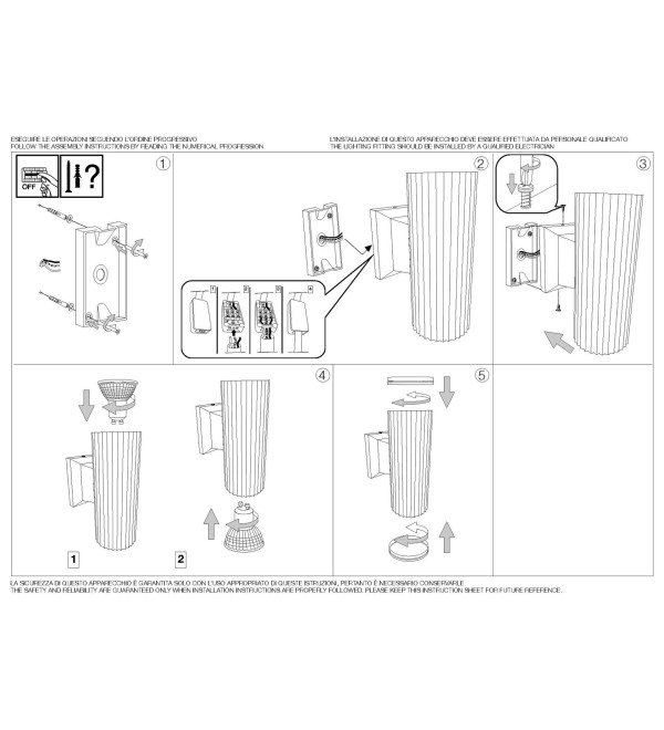 Светильник уличный Ideal Lux Base AP2 Белый GU10 129457