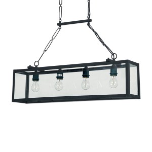 Люстра подвесная Ideal Lux Igor SP4 Черный E27 092942
