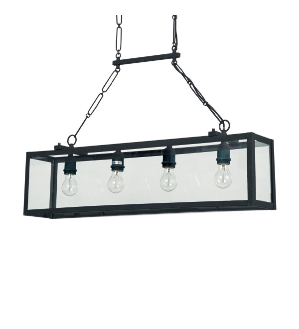 Люстра подвесная Ideal Lux Igor SP4 Черный E27 092942