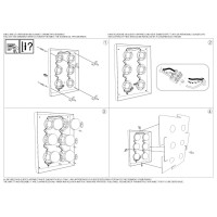 Светильник потолочный Ideal Lux Totem PL6 Белый GX53 215785