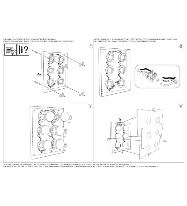 Светильник потолочный Ideal Lux Totem PL6 Белый GX53 215785