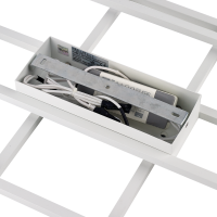 Люстра потолочная Ideal Lux Frame PL Rettangolo Белый 3000К 230726