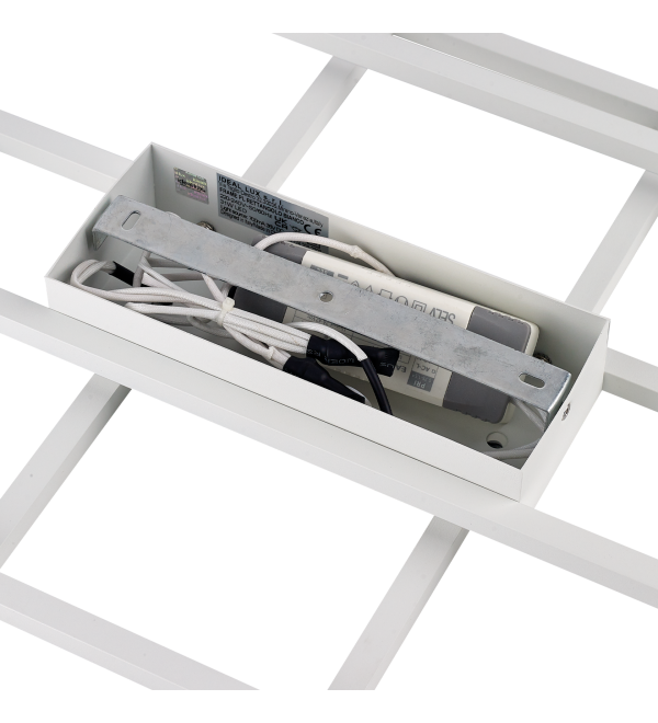 Люстра потолочная Ideal Lux Frame PL Rettangolo Белый 3000К 230726