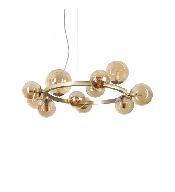Люстра подвесная Ideal Lux Perlage SP11 Янтарь G9 322773