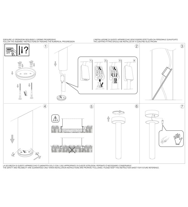 Светильник садово-парковый Ideal Lux Tesla PT4 H60 Кофе G9 316048