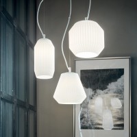Люстра подвесная Ideal Lux Origami SP3 макс.3x60Вт Белый E27 198095