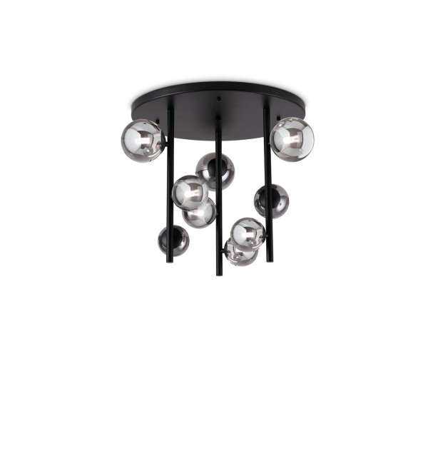 Люстра потолочная Ideal Lux Perlage PL9 Серый G9 328416