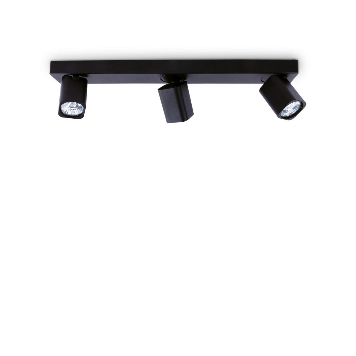 Светильник потолочный Ideal Lux Rudy PL3 Square Черный GU10 321516