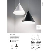 Светильник подвесной Ideal Lux A-line SP1 D30 Белый E27 232720