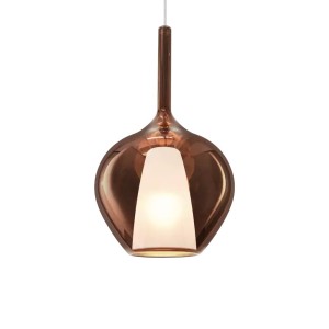 Светильник подвесной Ideal Lux Kalique SP1-1 D28 Медь E27 359540