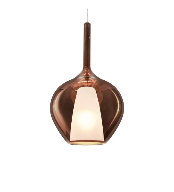 Светильник подвесной Ideal Lux Kalique SP1-1 D28 Медь E27 359540