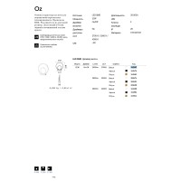 Лампа настольная Ideal Lux Oz TL On-Off 4000K Черный LED 342504