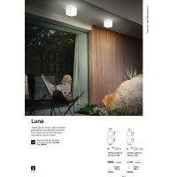 Светильник уличный Ideal Lux Luna PL1 D20 Белый E27 213194