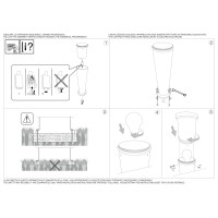Светильник уличный Ideal Lux Tronco PT1 H80 Антрацит E27 026992