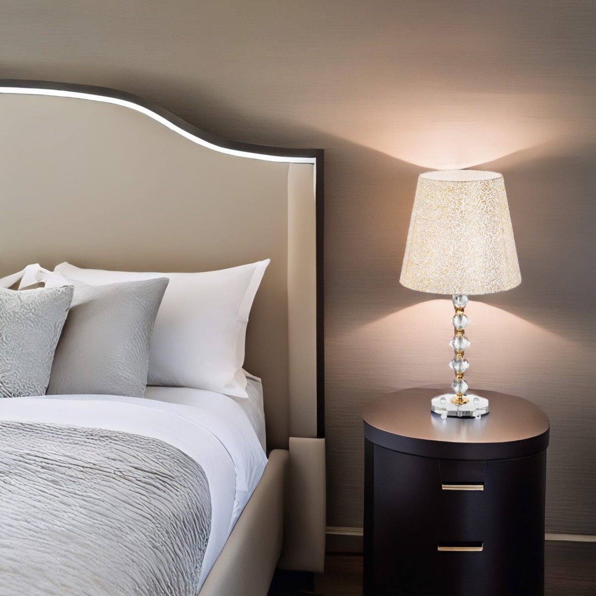 Лампа настольная Ideal Lux Queen TL1 Big Золото E27 077758
