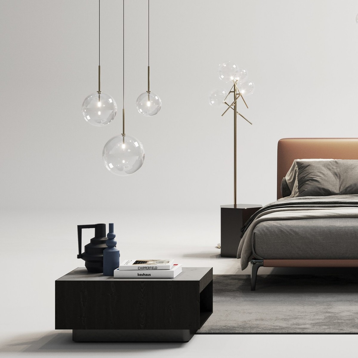 Светильник подвесной Ideal Lux Equinoxe SP1 D20 G4 Дымчатый 345369