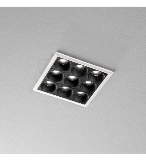 Светильник встраиваемый Ideal Lux Lika FI Slim Square 10W 3000K LED Белый 367286