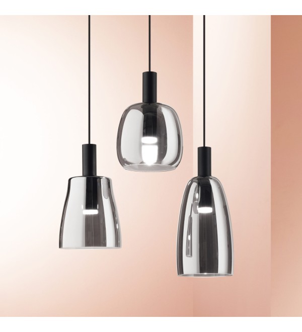 Светильник подвесной Ideal Lux Coco-1 SP Серый 3000К LED 275581