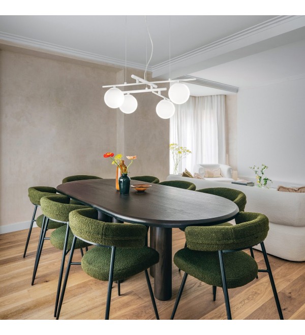 Люстра подвесная Ideal Lux Atlas SP4 G9 Черная 365091