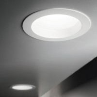 Светильник встраиваемый Ideal Lux Basic FI Wide 20W 3000K Белый LED 193533