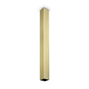 Светильник потолочный Ideal Lux Look PL1 Square D60 H750 GU10 Латунь 353852