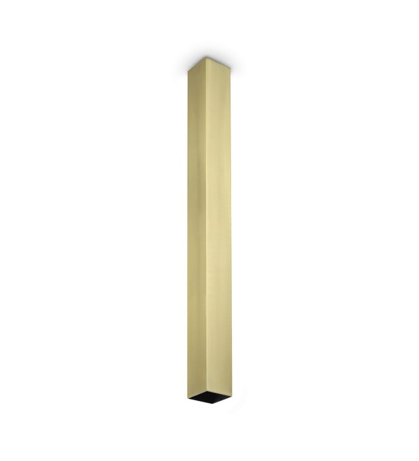 Светильник потолочный Ideal Lux Look PL1 Square D60 H750 GU10 Латунь 353852