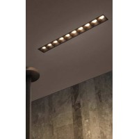 Светильник встраиваемый Ideal Lux Lika FI Trimless 12W 3000K LED Черный 206226