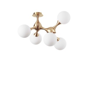 Люстра потолочная Ideal Lux Nodi PL5 Латунь T14 241050