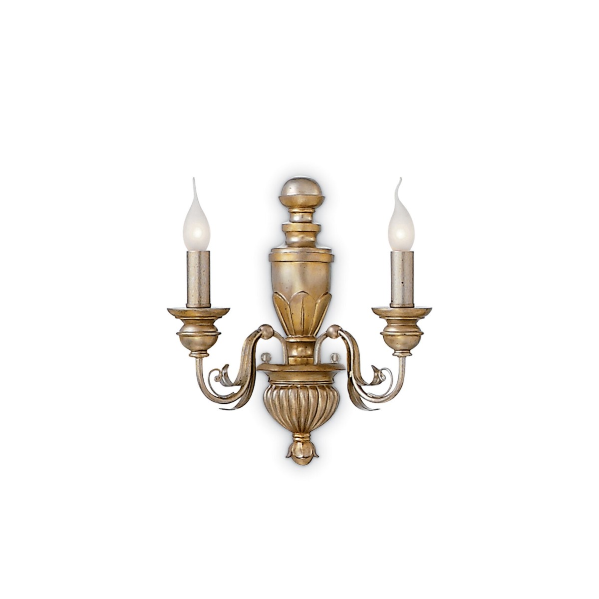 Светильник настенный Ideal Lux Firenze AP2 Золото E14 020846
