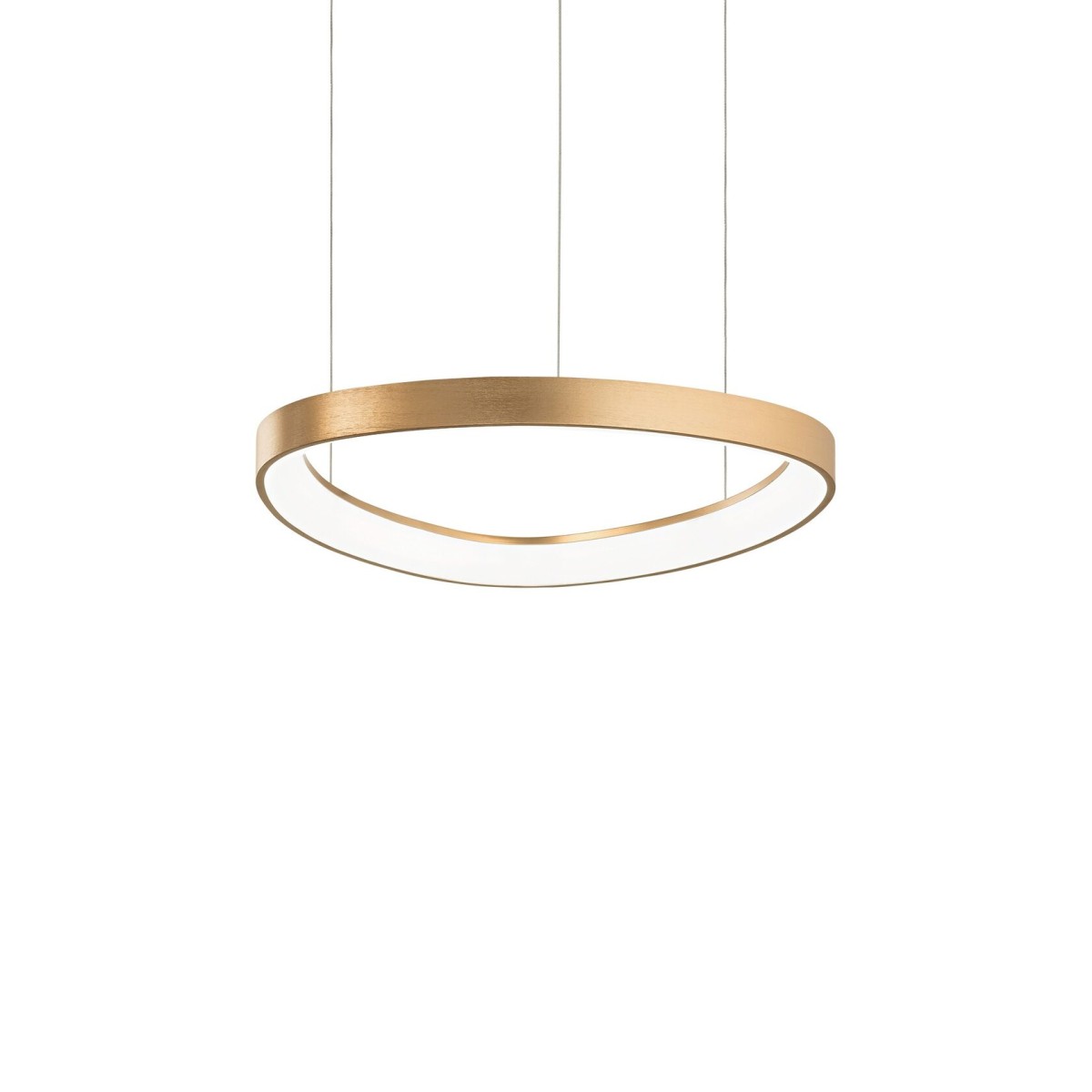 Люстра подвесная Ideal Lux Gemini SP D042 On-Off 4000K Латунь LED 372143