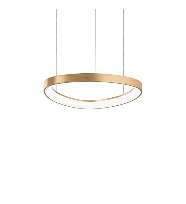 Люстра подвесная Ideal Lux Gemini SP D042 On-Off 4000K Латунь LED 372143