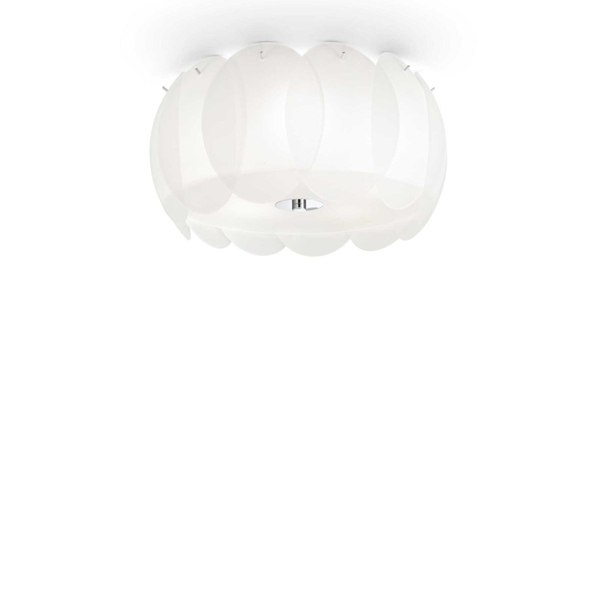 Люстра потолочная Ideal Lux Ovalino PL5 E27 Белый 093963