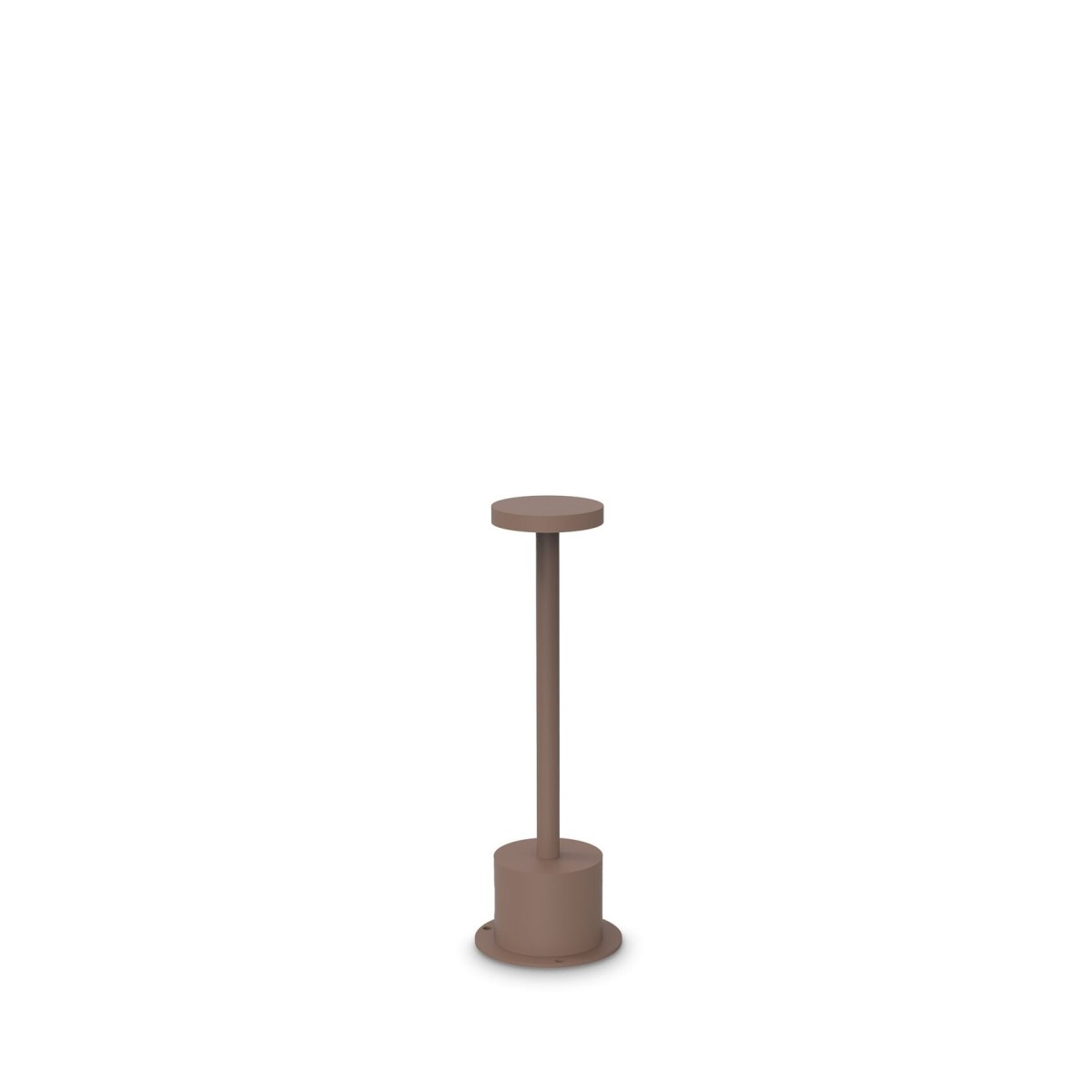 Светильник уличный настольный Ideal Lux Toffee PT D08 H25 Кофе Аккумулятор 3000К LED 347752