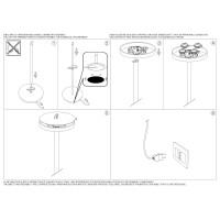 Торшер напольный Ideal Lux Colonna PT4 Черный GX53 LED 177205