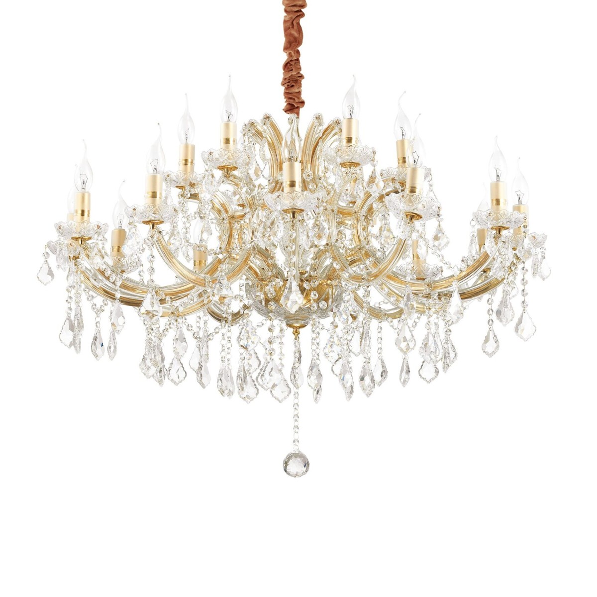 Люстра подвесная Ideal Lux Napoleon SP18 Золото E14 167411