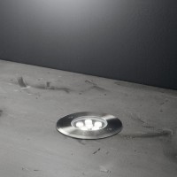 Светильник уличный встраиваемый Ideal Lux Floor PT D12 Сталь 3000К 255668
