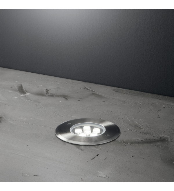 Светильник уличный встраиваемый Ideal Lux Floor PT D12 Сталь 3000К 255668