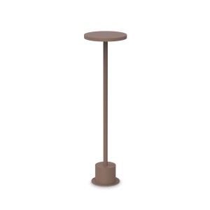 Светильник уличный настольный Ideal Lux Toffee PT D16 H50 Кофе Аккумулятор 3000К LED 347844