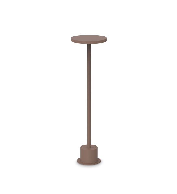 Светильник уличный настольный Ideal Lux Toffee PT D16 H50 Кофе Аккумулятор 3000К LED 347844