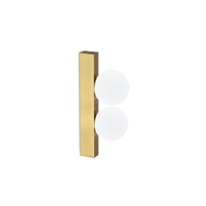 Светильник настенный Ideal Lux Binomio LED PL2 Латунь 3000К LE 328287