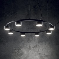 Люстра подвесная Ideal Lux Minor SP4 Linear Черный GX53 235455