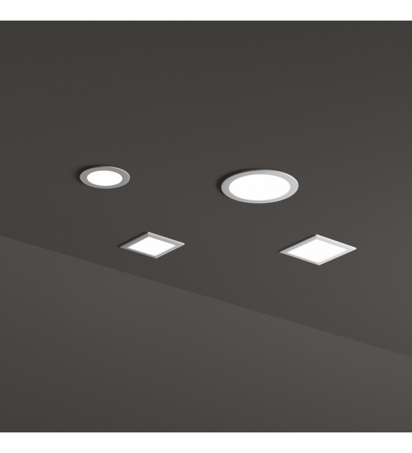 Светильник встраиваемый Ideal Lux Groove FI 10W Square Белый 3000K LED 123981