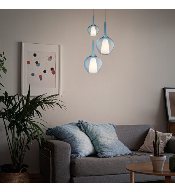 Светильник подвесной Ideal Lux Kalique SP1-1 D28 Серый E27 359465