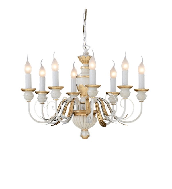 Люстра подвесная Ideal Lux Firenze SP8 Белый E14 012872