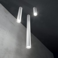 Светильник потолочный Ideal Lux Look PL1 Round D60 H200 Черный GU10 233062